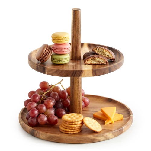 Tier wooden cupcake stand - wooden,