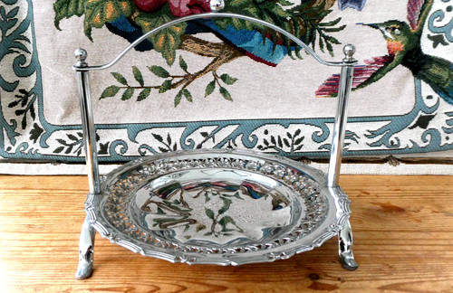 Vintage chrome plated - vintage, cake