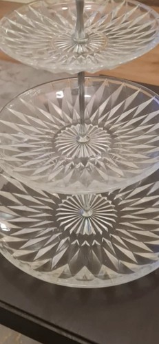 Tier glass cake stand - cake, /