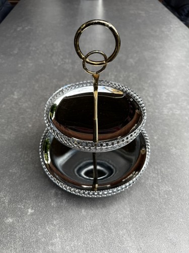Vintage tier metal serving - tier,