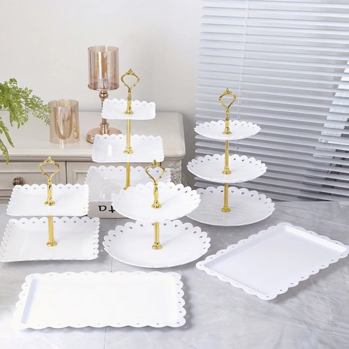 6pcs cake stand afternoon tea - cake,