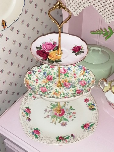 Vintage china three tier chinz - china,