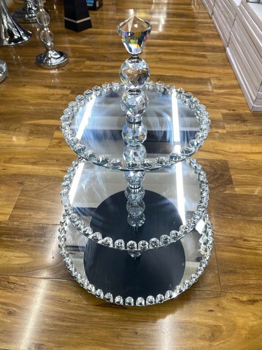 Tier mirrored glass cake - 3,