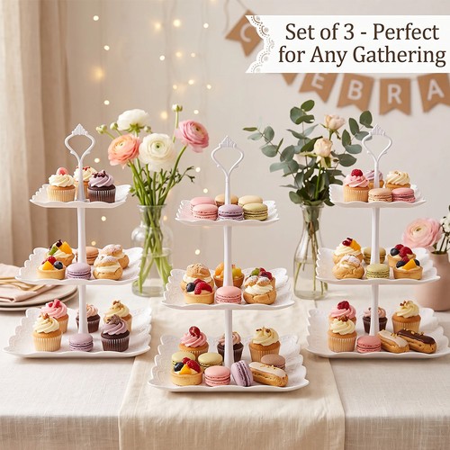 3pcs tier cake stand - 3,