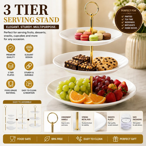 Tier cake stands for - cake,