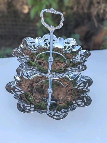 Vintage two tier - two, metal