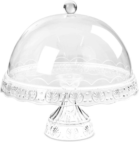 Cake stand vintage dome cover - stand,