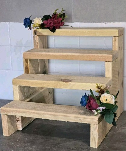 Handmade rustic wooden cake - handmade,