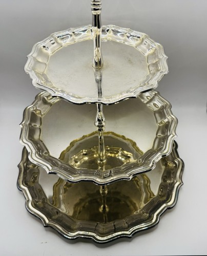 Vintage tier silver plated - 3,