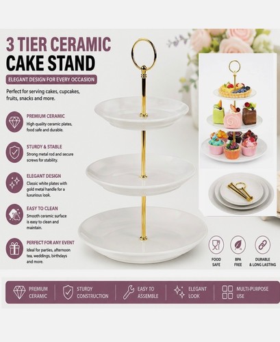 Cake stand tier - cake,