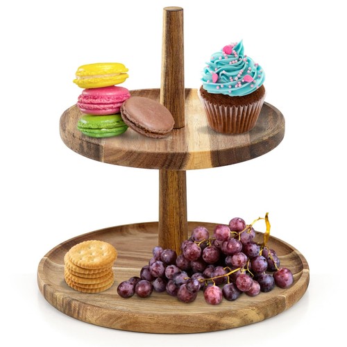 Tier wooden cupcake stand - cupcake,
